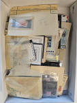 Stamp of Large Lots and Collections 1860-1960, in a box thousands of mint and used stamps all countries