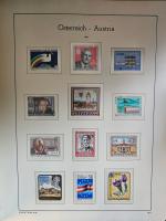 Stamp of Austria » Collections and Lots  1947-2001, in drei Leuchtturm-Alben komplette postfrische Sammlung