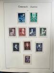 Stamp of Austria » Collections and Lots  1947-2001, in drei Leuchtturm-Alben komplette postfrische Sammlung