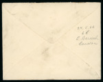 Stamp of Ireland » 1921 Unofficial Overprints 1922 (18.7) GB 1 1/2d brown, stationery envelope, franked