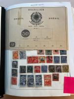 Stamp of Large Lots and Collections South America: 1855-1980,  in an album thousands of mint and used stamps