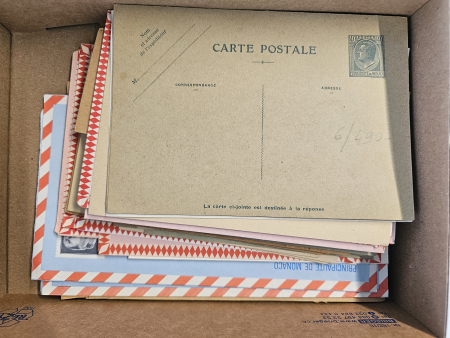 Stamp of Colonies françaises » Monaco Entiers Postaux ; 1886-1980, lot de 70 entiers postaux