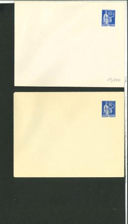 Stamp of France » Entiers Postaux CANCEL 1930, cinq entiers postaux type Paix neufs dont Y&T