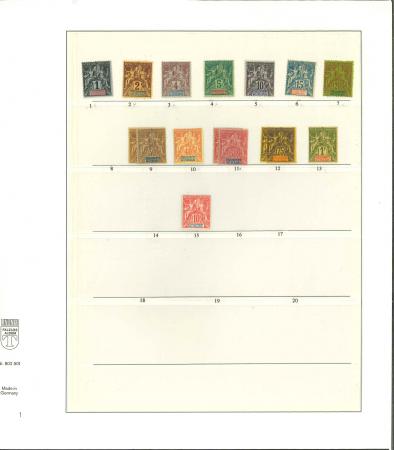 Stamp of Colonies françaises » Océanie 1892-1955, collection neufs **/* bien suivie poste