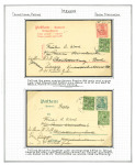Stamp of Ireland » 1922-35 Overprint Collections 1922-24 Attractive group of 7 stationery cards from