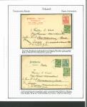 Stamp of Ireland » 1922-35 Overprint Collections 1922-24 Attractive group of 7 stationery cards from