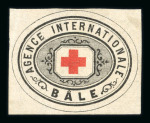 Stamp of Switzerland / Schweiz » Portofreiheit für das Rote Kreuz 1870, « AGENCE INTERNATIONALE DE BÂLE », lose Marke