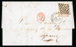 Stamp of Ireland » GB Used In Ireland 1863-86 Attractive group of 13 covers mounted on album