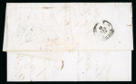 Stamp of Ireland » GB Used In Ireland 1863-86 Attractive group of 13 covers mounted on album
