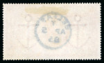 Stamp of Ireland » GB Used In Ireland 1867-83 Anchor £5 orange, plate 1, used with centrally