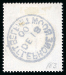 Stamp of Ireland » GB Used In Ireland 1883-84 Anchor 10s blue on white paper, used with lovely