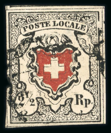 Stamp of Switzerland / Schweiz » Orts-Post und Poste Locale 1850, Poste Locale mit Kreuzeinfassung, Type 23