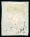 Stamp of Switzerland / Schweiz » Rayonmarken » Rayon I, dunkelblau mit Kreuzeinfassung 1850, Rayon I dunkelbalu mit Kreuzeinfassung