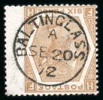 Stamp of Ireland » GB Used In Ireland 1872-1886 Attractive selection of very fine to superb strike of the circular datestamps on a range of surface printed issues, showing an array of village and town mkgs, including Armagh, Baltinglass, Buttevant, Castlebla