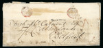 Stamp of Ireland » Pre-Stamp Postal History » Independant Post Office Period - 1784-1831 1817 (31.12) Folded entire from John McLennan in Berbice,