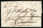 Stamp of Ireland » Pre-Stamp Postal History » Independant Post Office Period - 1784-1831 1797 (28.7) Folded entire sent to Dublin, and redirected