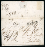Stamp of Ireland » Pre-Stamp Postal History » Local Post Period - 1773-1840 1805 (1.12) Folded entire sent from Ennis to Dublin,