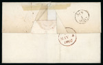 Stamp of Ireland » Pre-Stamp Postal History » Independant Post Office Period - 1784-1831 1807 (1.5) Folded letter sheet to London, showing good