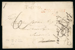 Stamp of Ireland » Pre-Stamp Postal History » Independant Post Office Period - 1784-1831 1816 Folded letter sheet from Longford to Dublin, showing