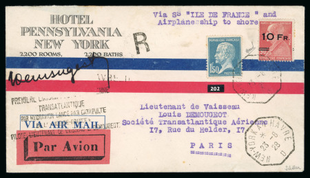 Stamp of France » Poste Aérienne 1928, poste aérienne Y&T n°3 Berthelot surchargé 10f