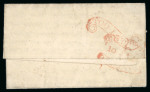 Stamp of Ireland » Pre-Stamp Postal History » Independant Post Office Period - 1784-1831 1820 (10.1) Miniature envelope sent within Dublin to