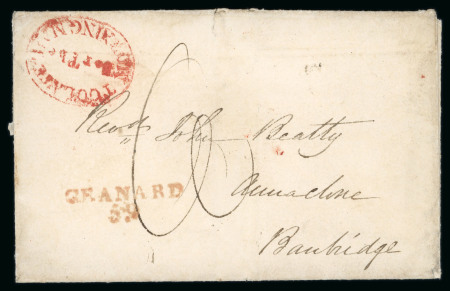 Stamp of Ireland » Pre-Stamp Postal History » Independant Post Office Period - 1784-1831 1828 (5.12) Folded letter sheet from Dublin to Annaclone