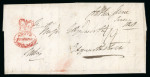 Stamp of Ireland » Pre-Stamp Postal History » Independant Post Office Period - 1784-1831 1820 (7.6) Folded letter sheet, rated "1/9" and showing