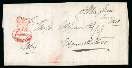 Stamp of Ireland » Pre-Stamp Postal History » Independant Post Office Period - 1784-1831 1820 (7.6) Folded letter sheet, rated "1/9" and showing