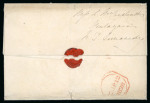 Stamp of Ireland » Pre-Stamp Postal History » Independant Post Office Period - 1784-1831 1828 (12.4) Folded letter sheet, rated "1/6" and showing
