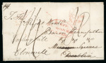 Stamp of Ireland » Pre-Stamp Postal History » Independant Post Office Period - 1784-1831 1827 (12.9) Folded cover sent from Liverpool to Dublin,