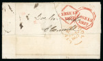 Stamp of Ireland » Pre-Stamp Postal History » Independant Post Office Period - 1784-1831 1827 (12.9) Folded cover sent from Liverpool to Dublin,