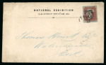 Stamp of Ireland » GB Used In Ireland 1852 Printed envelope "NATIONAL EXHIBITION/TO BE OPENED