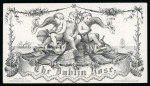 Stamp of Ireland » GB Used In Ireland The Dublin Rose unused decorative printed envelope,