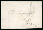 Stamp of Ireland » Pre-Stamp Postal History » Postal Reform Period 1839 (9.12) Folded entire (reduced at left) from Dublin