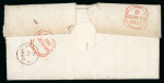 Stamp of Ireland » Pre-Stamp Postal History » Independant Post Office Period - 1784-1831 1839 (9.12) Folded entire (reduced at left) from Dublin