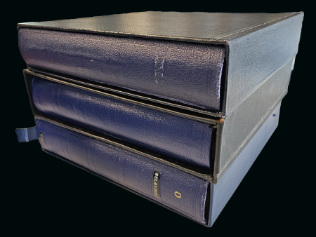 Stamp of Belgium » Collections 1849-1960, in three albums, mint and used collection