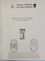 Stamp of Belgium » Collections 1849-1960, in three albums, mint and used collection