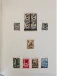 Stamp of Belgium » Collections 1849-1960, in three albums, mint and used collection