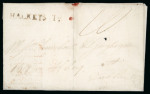 Stamp of Ireland » Pre-Stamp Postal History » Independant Post Office Period - 1784-1831 1808 (1.2) Folded entire from Hacketstown (County Carlow)