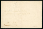 Stamp of Switzerland / Schweiz » Vorphilatelie Schweiz 1843, seltener Postschein für einen Wertbrief von 140 Franks