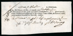Stamp of Switzerland / Schweiz » Vorphilatelie Schweiz 1740-1750, 2 Fuhrmannsbriefe von Chiavenna (Lombardei-Venetien) nach Chur