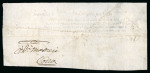 Stamp of Switzerland / Schweiz » Vorphilatelie Schweiz 1740-1750, 2 Fuhrmannsbriefe von Chiavenna (Lombardei-Venetien) nach Chur