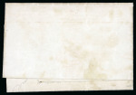 Stamp of Switzerland / Schweiz » Vorphilatelie 1853, Valoren Wertbrief von Nufenen nach Mesocco