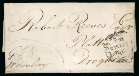 Stamp of Ireland » Pre-Stamp Postal History » Independant Post Office Period - 1784-1831 1812 (13.9) Folded letter sheet to Platin, Drogheda,