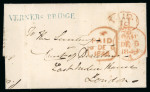 Stamp of Ireland » Postal History (Arranged alphabetically by County) Armagh - Vernersbridge: 1846 (3.12) Folded letter sheet