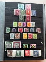 Stamp of Germany » Germany Collections and Large Lots 1949-1990, in a stockbook absolutely complete mint collection