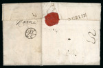 Stamp of Ireland » Pre-Stamp Postal History » Early Period - 1657-1784 1720 (20.4) Folded entire from Edmond Raine, agent
