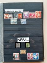 Stamp of Large Lots and Collections 1854-1965, in a big stockbook very interesting different Asian countries collection