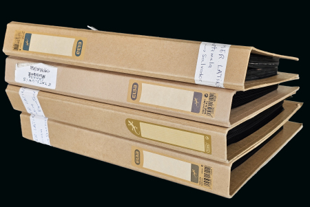 Stamp of Large Lots and Collections America : 1850-1965, in four stockbooks thousands of mint and used stamps