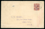 Stamp of Ireland » 1921 Unofficial Overprints 1922 Envelope to London, franked GB 1 1/2 red-brown,